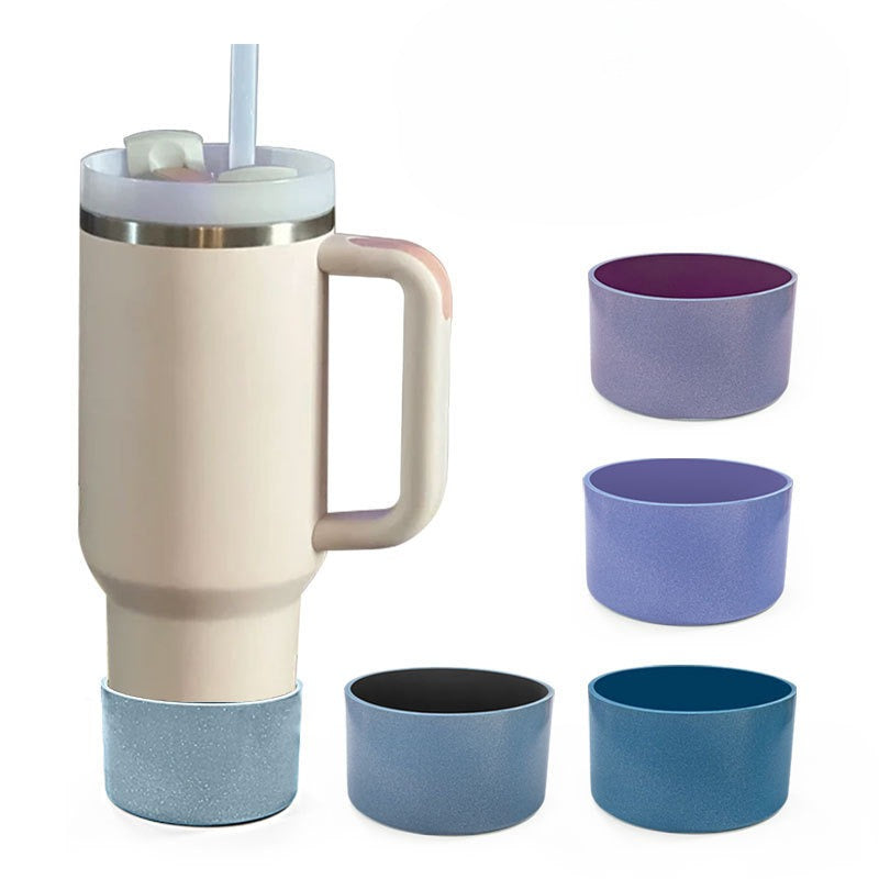 Wholesale Matte Silicone Ice Cup Sports Water Bottle Space Bottle Protective Cup Cover